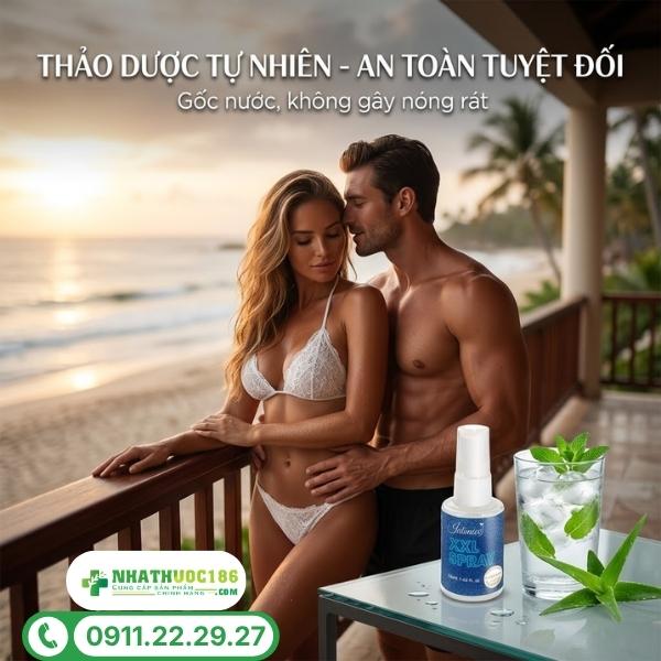 Thành phần tự nhiên trong nước xịt XXL Spray 50ml