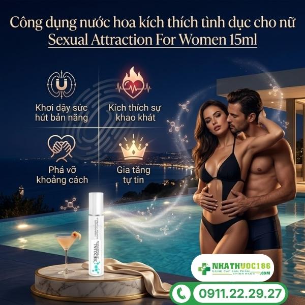 Công dụng vượt trội của Sexual Attraction For Women 15ml
