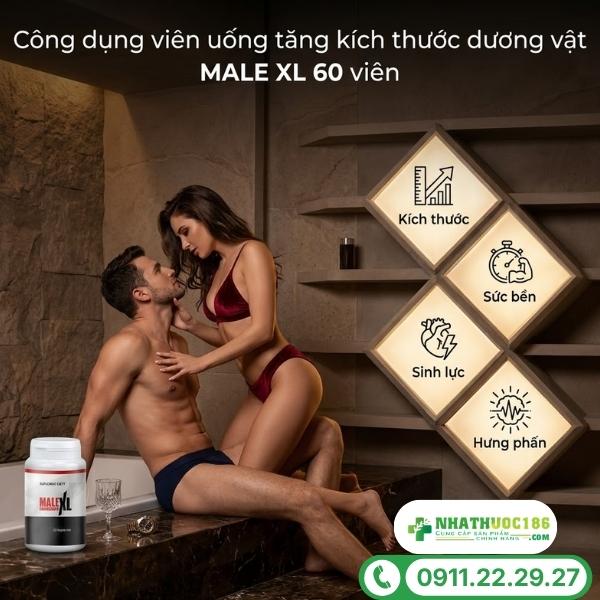Công dụng vượt trội của MALE XL 60 viên