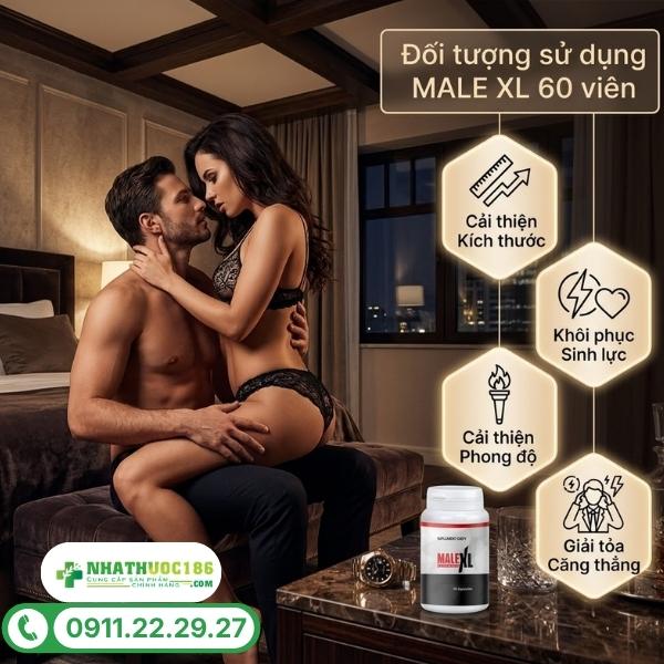 Đối tượng sử dụng và cách bảo quản MALE XL 60 viên