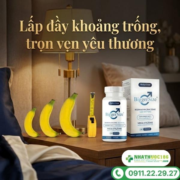 Ưu điểm nổi bật của dòng sản phẩm BiggerSize 60 viên