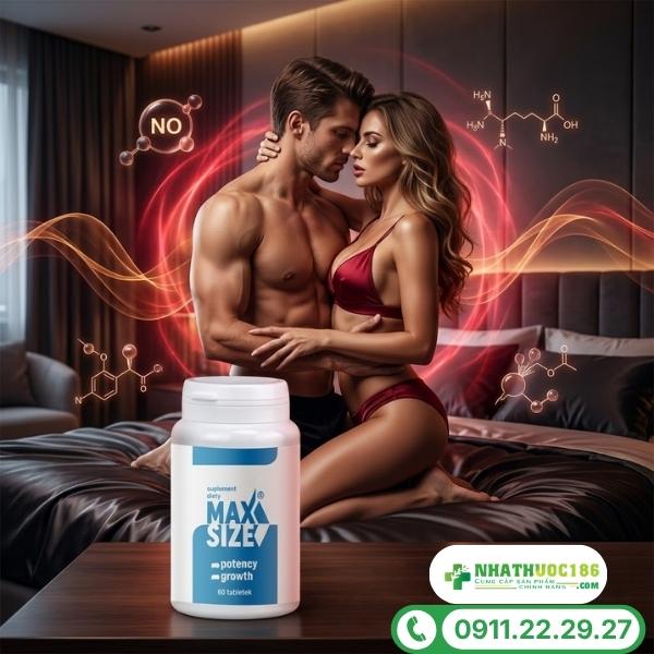 Thành phần tự nhiên trong viên uống MAX SIZE 60 viên
