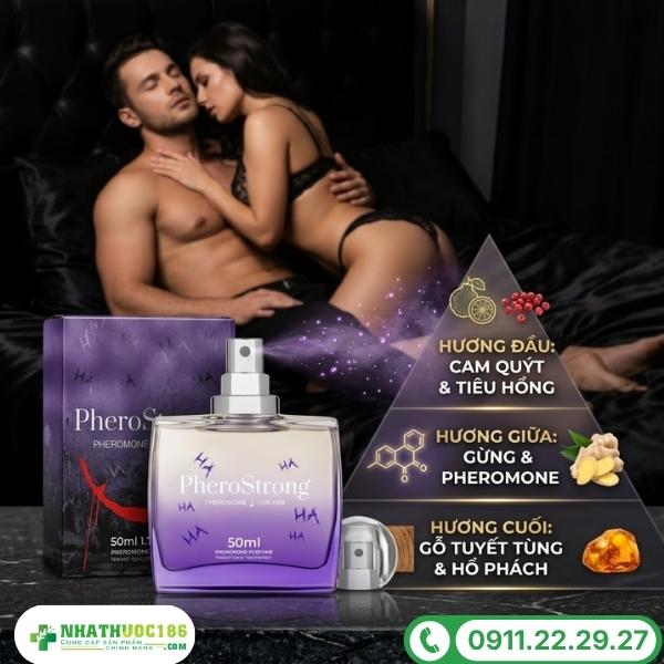 Thành phần tự nhiên trong nước hoa PheroStrong For Him 50ml