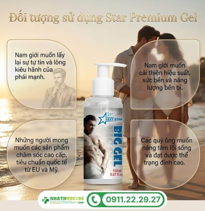 Đối tượng sử dụng Big Gel 150ml