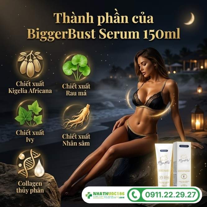Thành phần đắt giá trong BiggerBust Serum 150ml