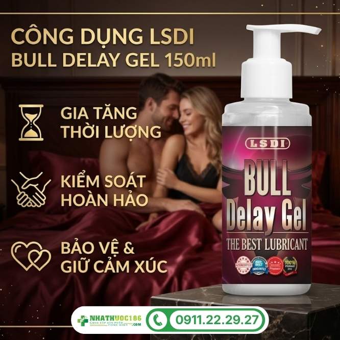 Công dụng vượt trội của Bull Delay Gel 150ml
