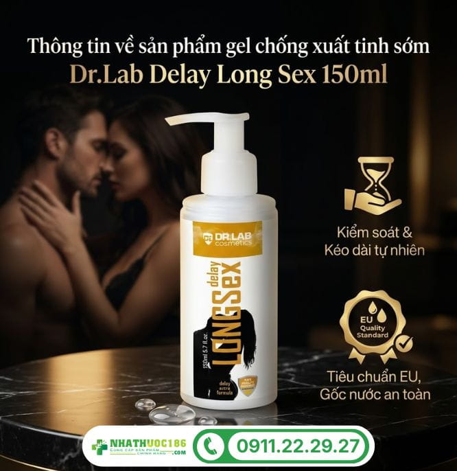 Giới thiệu sản phẩm Delay Long Sex 150ml
