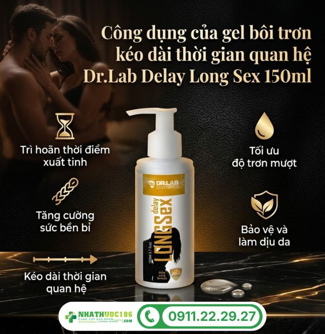 Công dụng vượt trội của Delay Long Sex 150ml