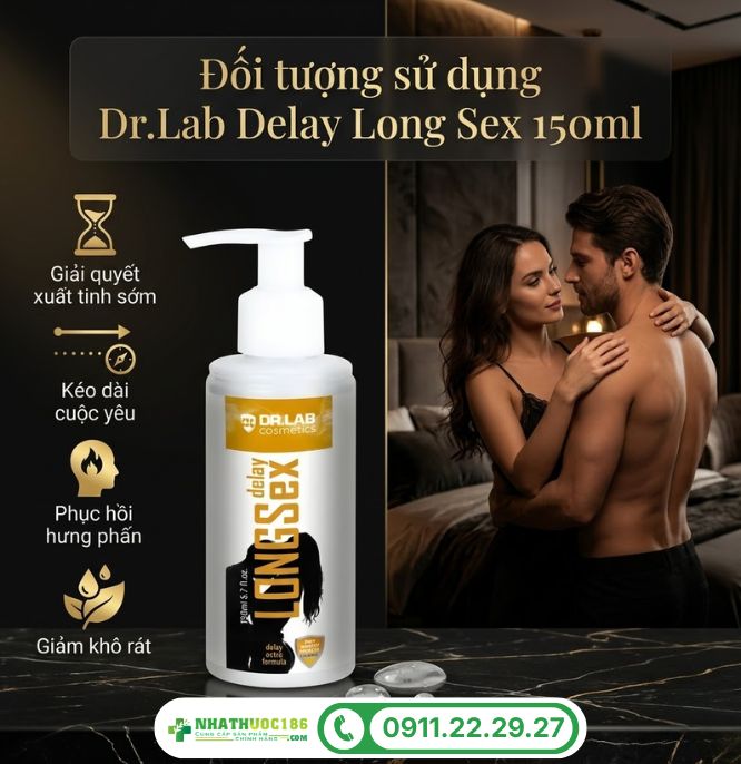 Đối tượng sử dụng gel bôi Delay Long Sex 150ml