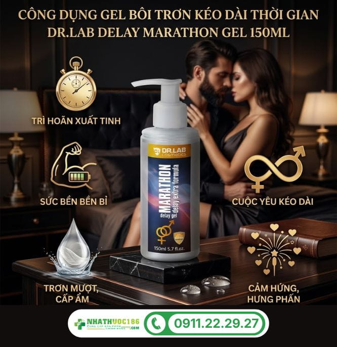 Công dụng của Delay Marathon Gel 150ml