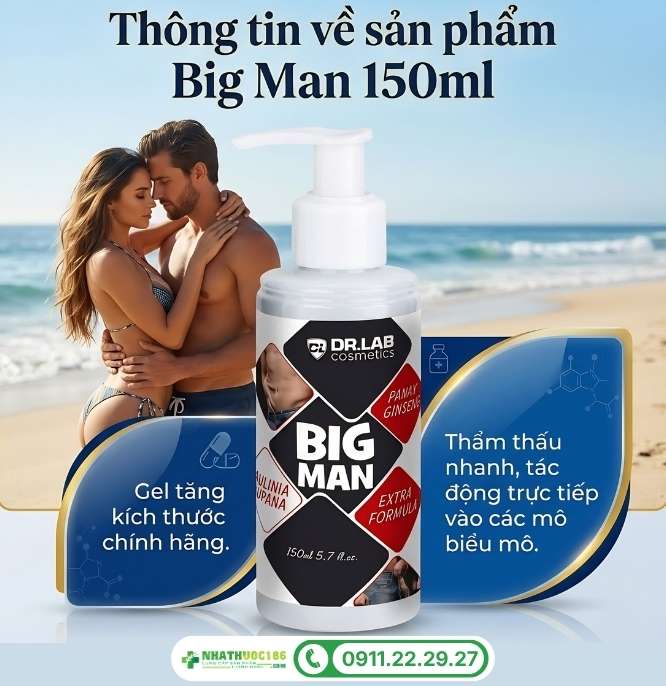 Giới thiệu sản phẩm Dr.Lab Big Man 150ml