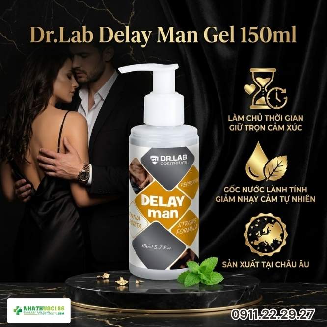 Thông Tin Về Sản Phẩm Dr.Lab Delay Man Gel 150ml