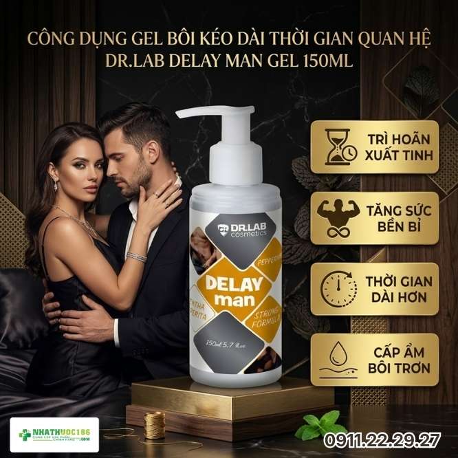 Công Dụng Của Dr.Lab Delay Man Gel 150ml