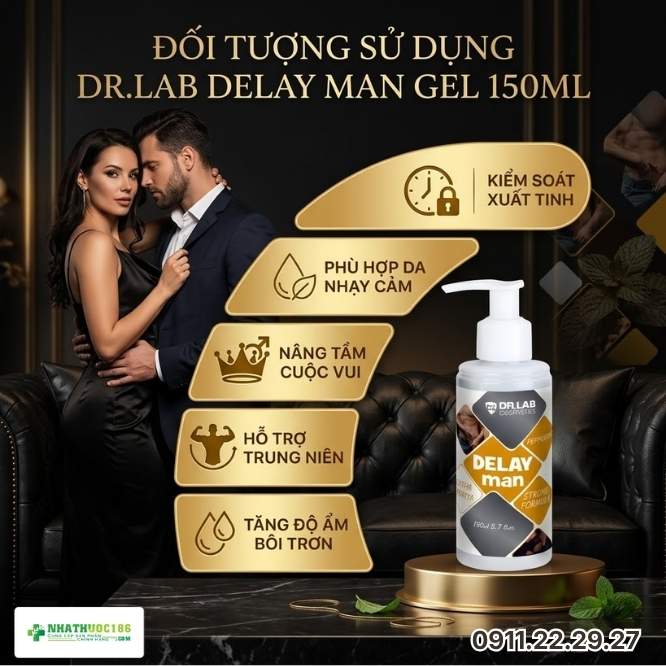 Đối Tượng Sử Dụng Dr.Lab Delay Man Gel 150ml
