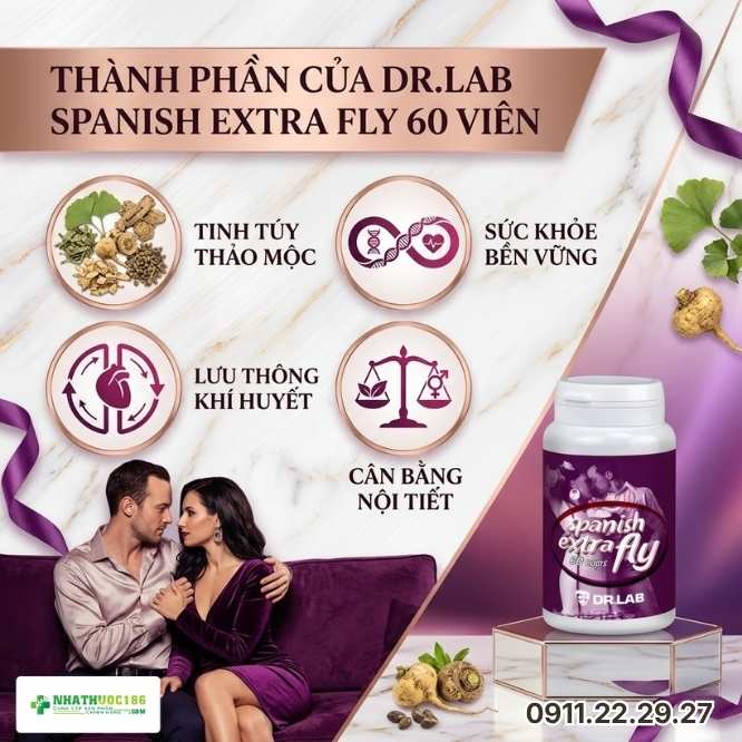 Thành Phần Từ Thiên Nhiên Của Dr.Lab Spanish Extra Fly