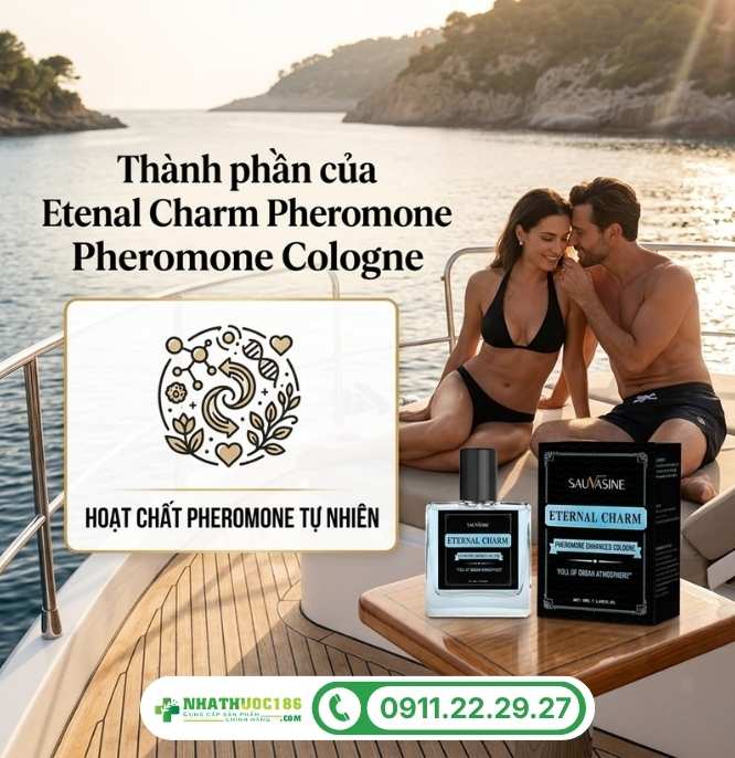 Thành phần của nước hoa nam Eternal Charm Pheromone Cologne