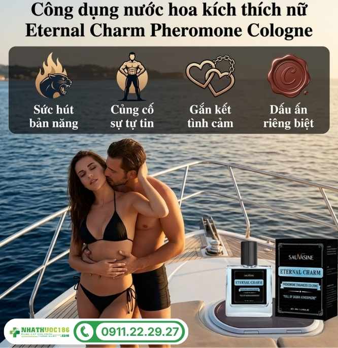 Công dụng vượt trội của Eternal Charm Pheromone Cologne