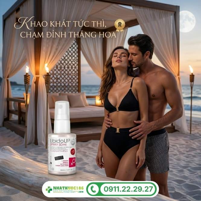 Giới thiệu về xịt tăng ham muốn LibidoUP Spray 50ml