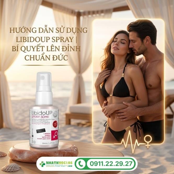 Hướng dẫn sử dụng LibidoUP Spray 50ml đúng cách
