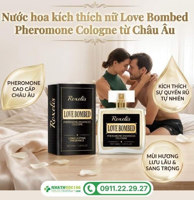 Giới thiệu nước hoa Love Bombed Pheromone Cologne nhập khẩu từ Mỹ