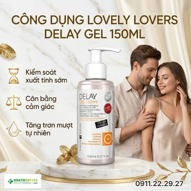 Công Dụng Vượt Trội Của Lovely Lovers Delay Gel 150ml