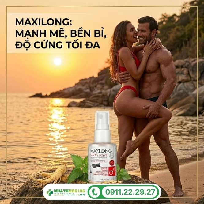 Công dụng của chai xịt tăng kích thước dương vật Lovely Lovers Maxilong Spray 50ml