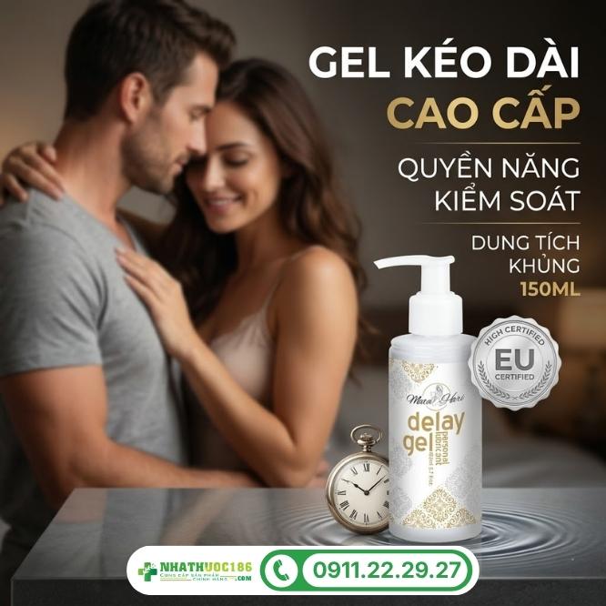 Thông tin về gel chống xuất tinh sớm Mata Hari Delay Gel 150ml