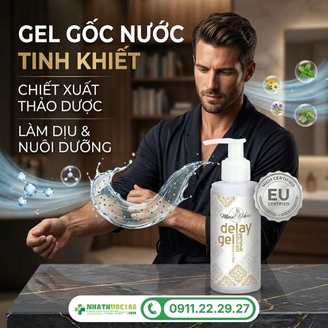 Thành phần của gel kéo dài thời gian Mata Hari Delay Gel 150ml