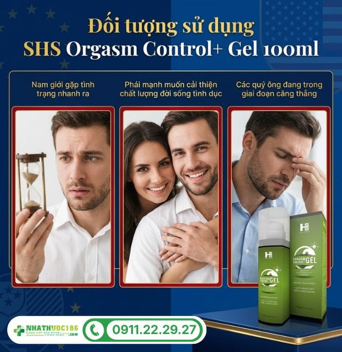 Đối tượng sử dụng và Chống chỉ định của Orgasm Control+ Gel 100ml