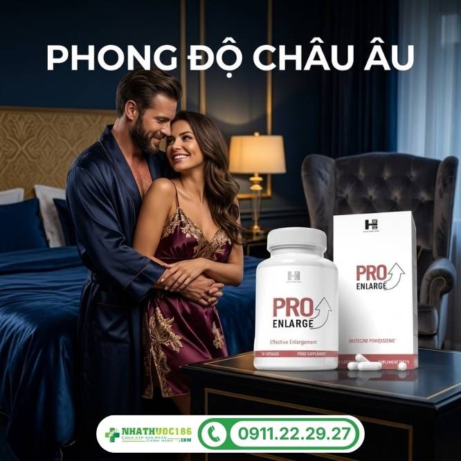 Thông tin về viên uống tăng sinh lý nam Pro Enlarge 30 viên