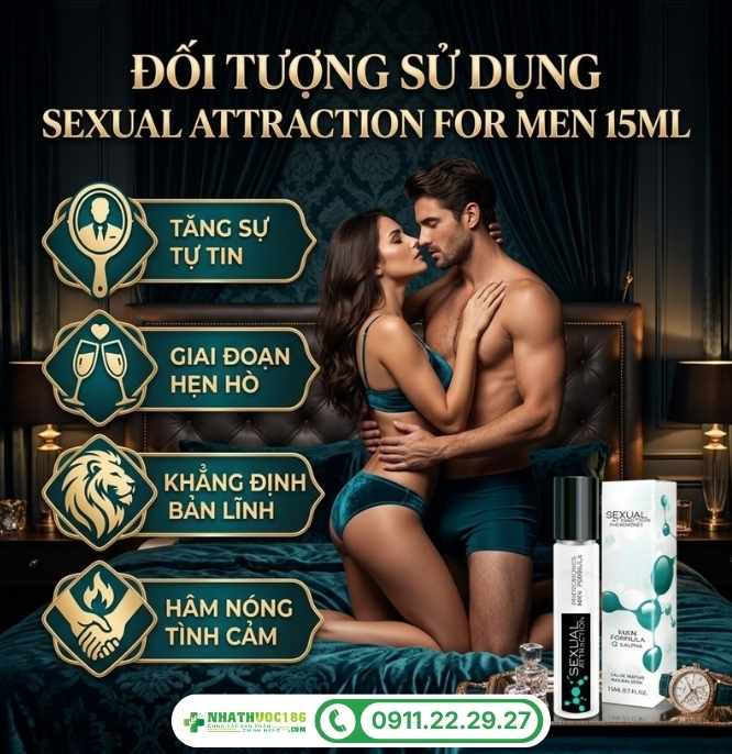 Đối tượng nên sử dụng Sexual Attraction For Men 15ml