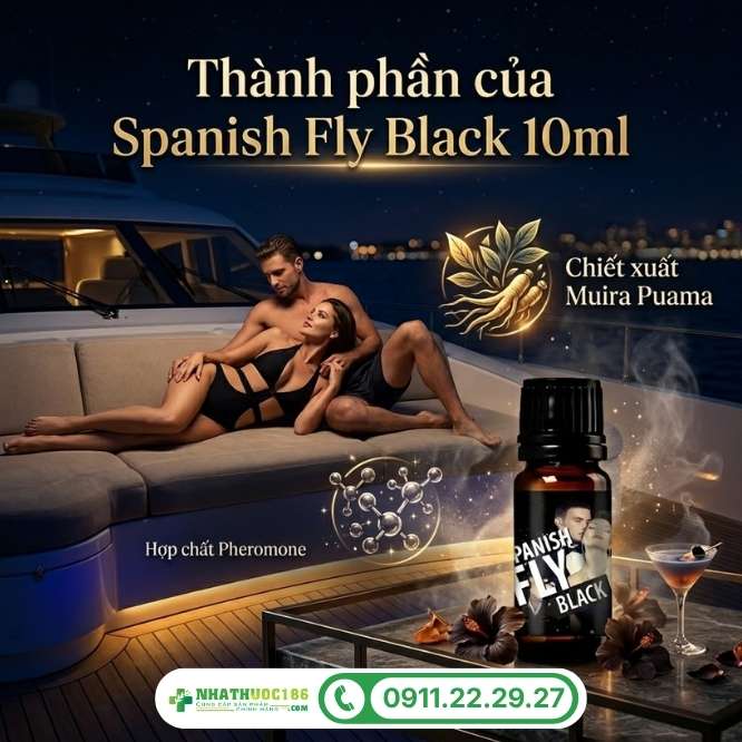Thành phần đặc biệt có trong Spanish Fly Black 10ml