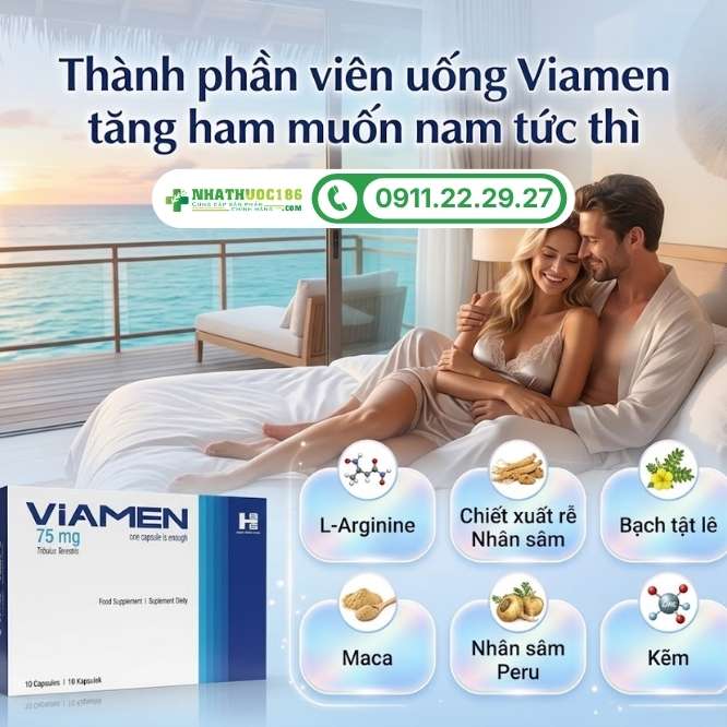 Chi tiết bảng thành phần của Viamen 1 vỉ 4 viên