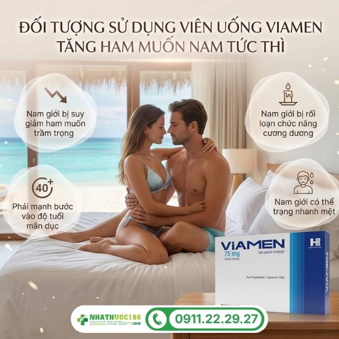 Những ai nên sử dụng Viamen 1 vỉ 4 viên?