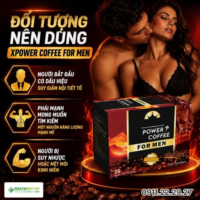 Đối tượng nên dùng sản phẩm Xpower Coffee For Men