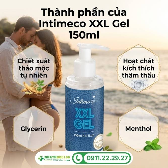 Khám phá thành phần Của XXL Gel 150ml