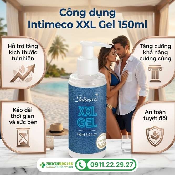 Những công dụng vượt trội của XXL Gel 150ml