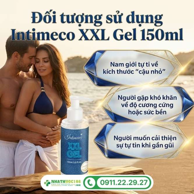 Đối tượng nên sử dụng XXL Gel 150ml