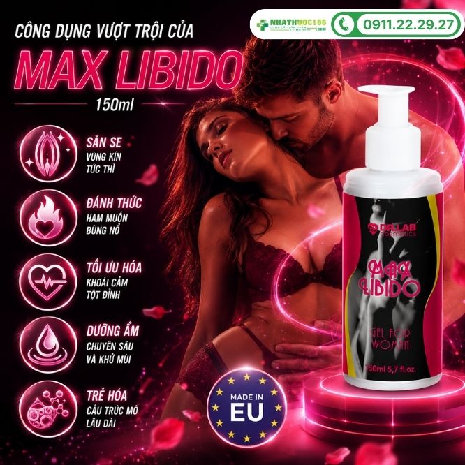 Công dụng vượt trội của Max Libido 150ml