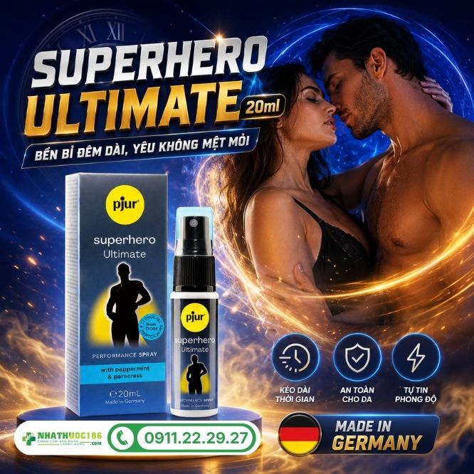 Tổng quan về sản phẩm Superhero Ultimate Spray 20ml