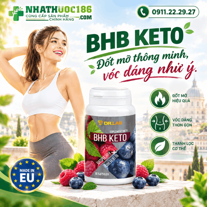 Thông tin chi tiết về viên uống BHB KETO 90 viên